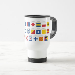 Caneca Térmica Código internacional do alfabeto dos sinais
