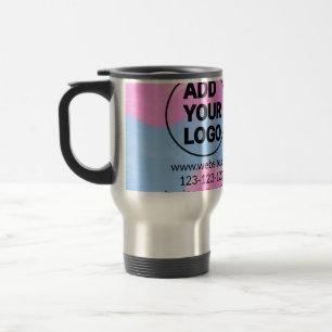 Caneca Térmica Código QR minimalista simples adicionar logotipo n