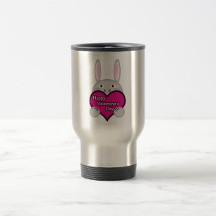 Caneca Térmica Coelhinho Bonito com Coração de Dia de os namora