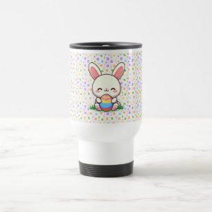 Caneca Térmica Coelhinho bonito de primavera/Páscoa com ovo