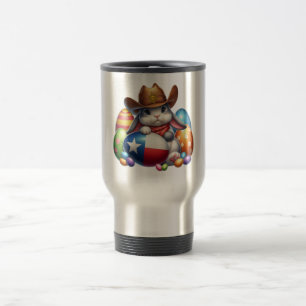 Caneca Térmica Coelho da Páscoa xerife do Texas/sudoeste