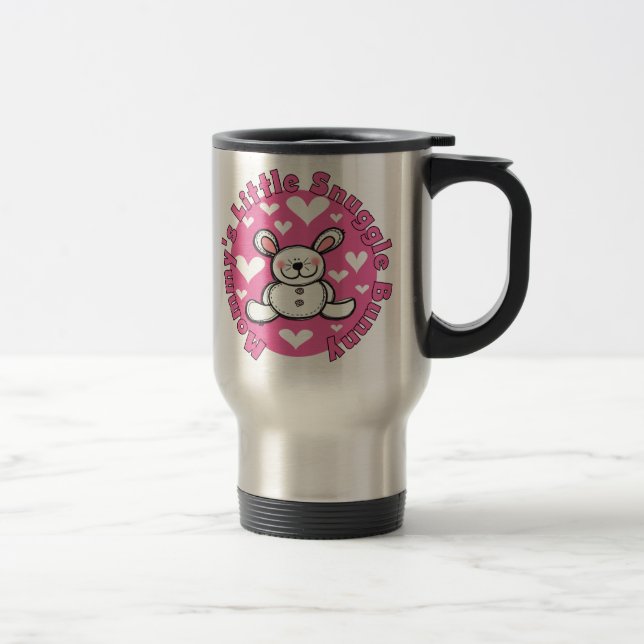 Caneca Térmica Coelho do Snuggle da mamã pouco (Direita)