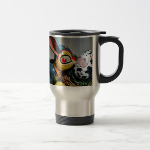Caneca Térmica Coelho dos Brinquedos e ovo de vaca