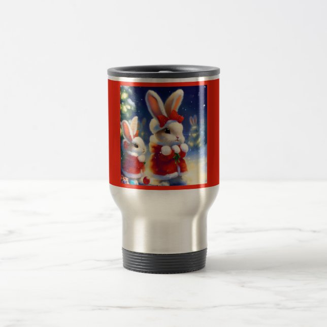 Caneca Térmica Coelho Natal 3 (Centro)