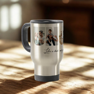 Caneca Térmica Colagem de Fotos do Tio 5 Colagem de Imagens