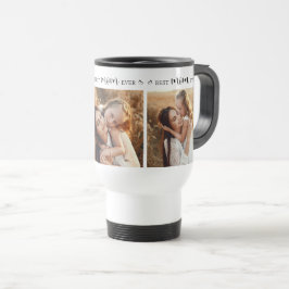Caneca Térmica Colagem de Fotos Personalizada da Família Elegante