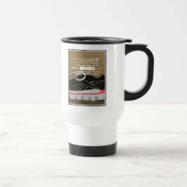Caneca Térmica Colagem de Palavras para Corredores