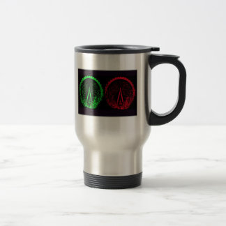 Caneca Térmica Colagem-Eu do olho de Londres