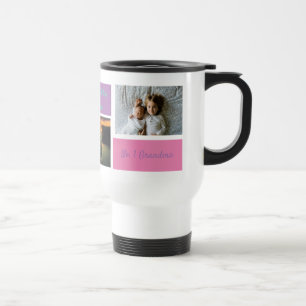 Caneca Térmica Colagem Personalizada 3 Foto Vovó Personalizada
