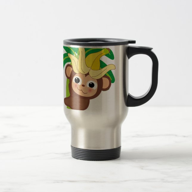 Caneca Térmica Coleção pequena 105 do macaco (Direita)