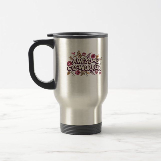 Caneca Térmica Colega Incrível, Colega Gift, Melhor Colega Gi (Esquerda)