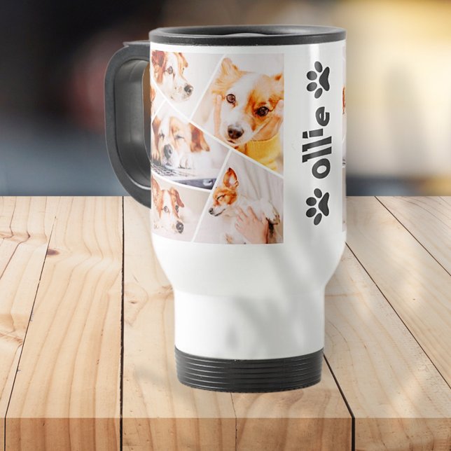 Caneca Térmica Coleta Foto de Colagem de 6 Imagens Personalizadas (Criador carregado)