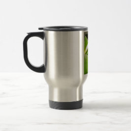 Caneca Térmica Colheita verde da Orquídea de Dendrobium