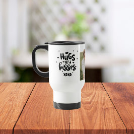 Caneca Térmica Collher Fotografia Do Casal E Abraços E Beijos