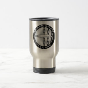 Caneca Térmica Colocar Plástico No Seu Lugar