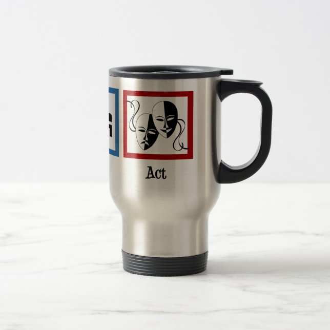 Caneca Térmica Coma o Sono Age Engraçado Ator de Teatro (Direita)