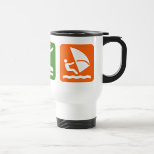 Caneca Térmica Coma o sono que Windsurfing