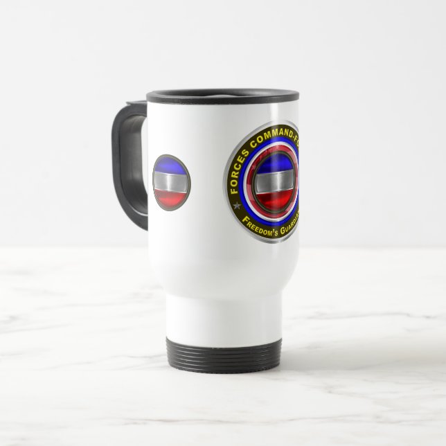 Caneca Térmica Comando das Forças do Exército FORSCOM   (Frente Esquerda)