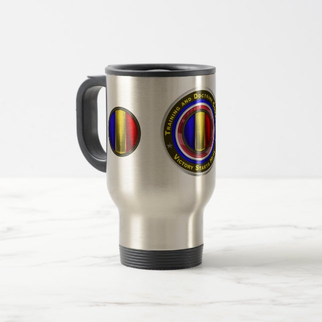 Caneca Térmica Comando de Treinamento e Doutrina do Exército (Frente Esquerda)