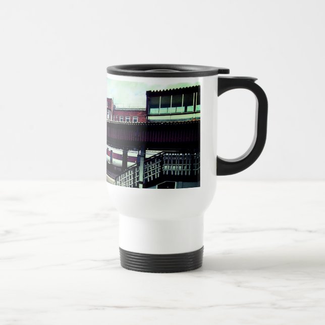 Caneca Térmica Comboio vermelho e branco (Direita)