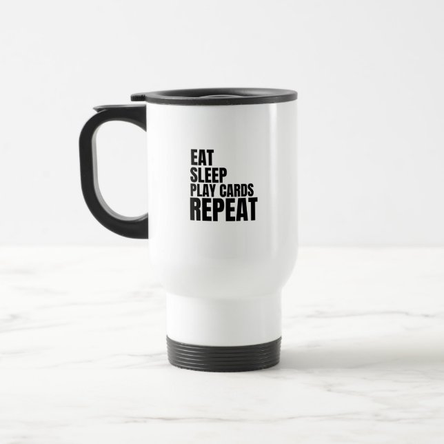 Caneca Térmica comer cartões de espera repetir (Esquerda)