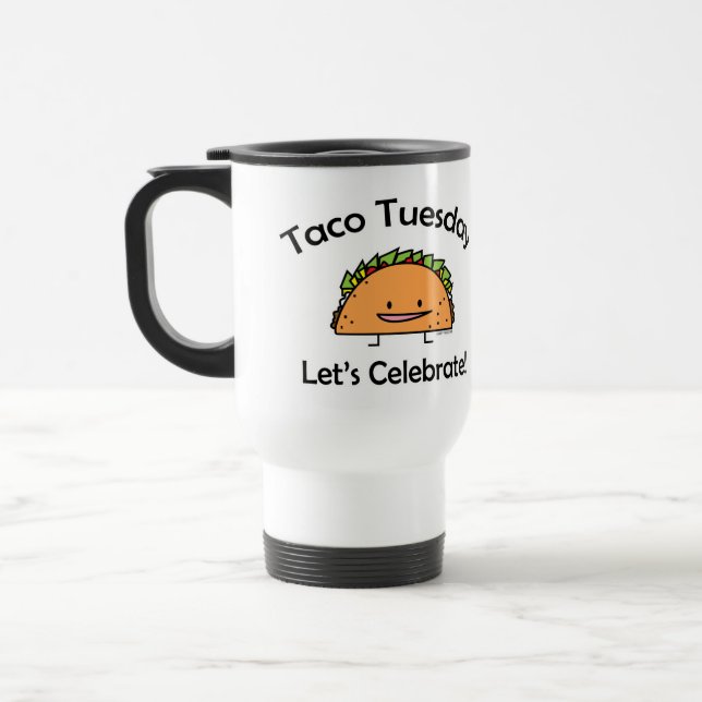 Caneca Térmica Comida do mexicano do queijo do escudo de (Esquerda)
