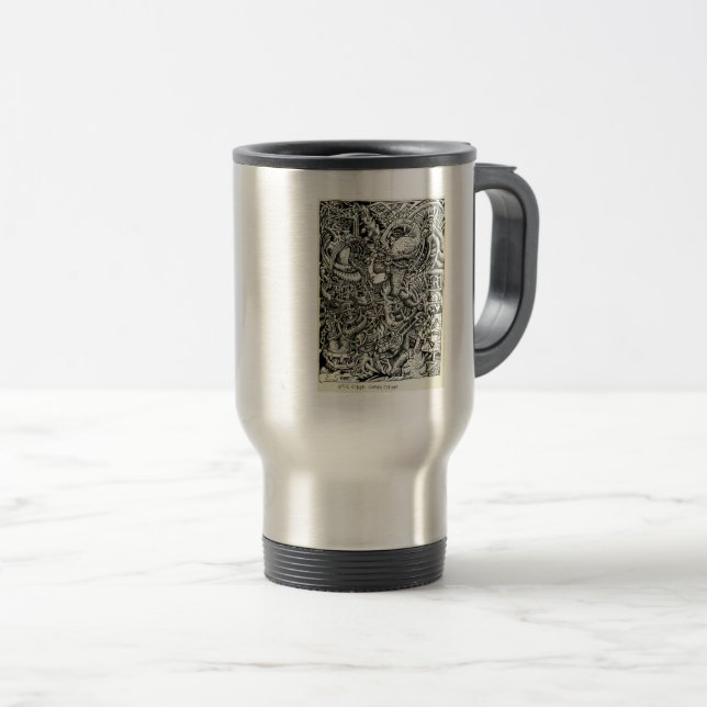 Caneca Térmica Competição unilateral, de Brian Benson (Frente Esquerda)