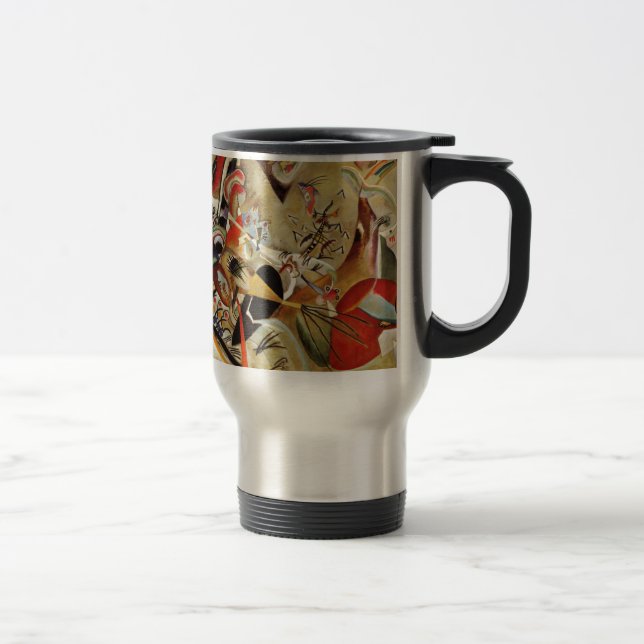 Caneca Térmica Composição Abstrato de Kandinsky (Direita)