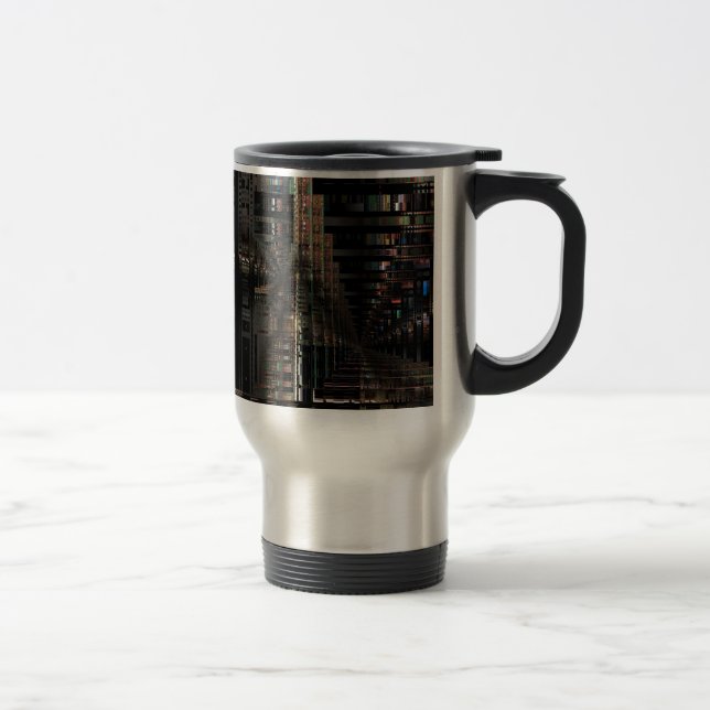 Caneca Térmica Computador eletrônico Conselho Circuito BlackTechn (Direita)