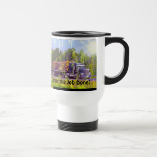Caneca Térmica Condutores De Caminhão - Bebendo De Quebra De Café