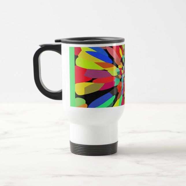 Caneca Térmica Confetti Flower (Esquerda)