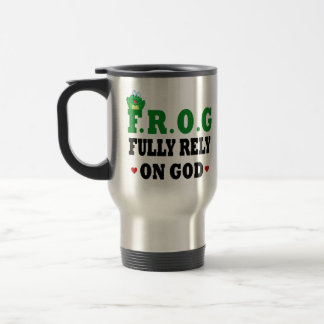 Caneca Térmica Confie Completamente No Sapo De Deus
