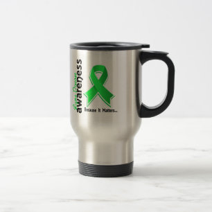 Caneca Térmica Consciência 5 da doença de Lyme
