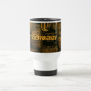 Caneca Térmica Conselho de Circuito Laranja de PCBs Personalizado
