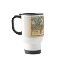 Continentes Antigos do Mapa Mundial dos Anos 1700