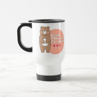 Continua a andar para a frente Kawaii feliz urso r