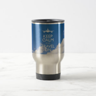 CANECA TÉRMICA CONTINUAR CALMA E VIAGEM