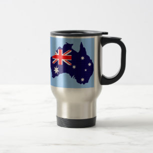 Caneca Térmica Contorno e bandeira da Austrália