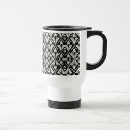 Caneca Térmica Contraste preto e branco