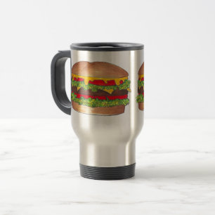 Caneca Térmica Cookout Hamburger Burger Cheeseburger Comida rápid