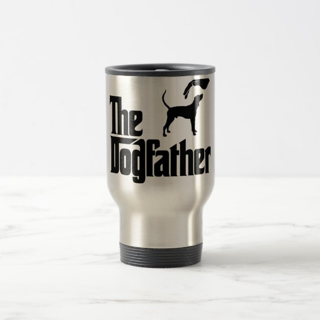 Caneca Térmica Coonhound do caminhante de Treeing (Centro)