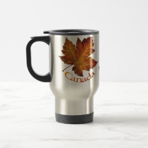 Caneca Térmica Copo da lembrança da folha de bordo de Canadá dos