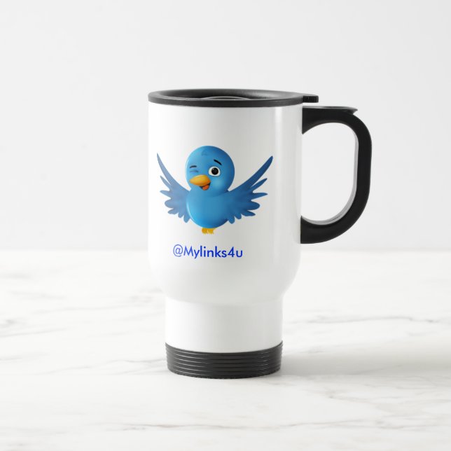 Caneca Térmica Copo de café do Twitter (Direita)