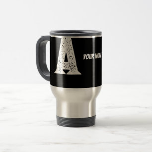 Caneca Térmica Copo de Viagem de Aço Inox Personalizado com Letra