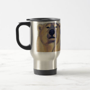 Caneca Térmica Copo do urso da arte dos animais selvagens da