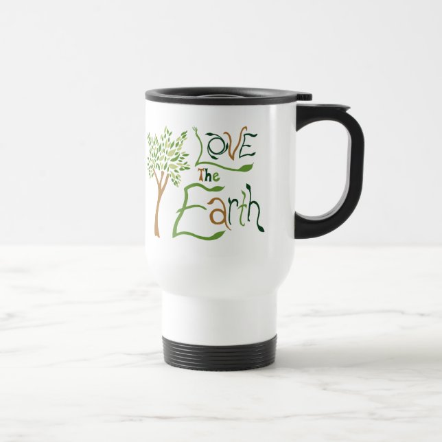 Caneca Térmica Copo Reutilizável Ama a Terra (Direita)