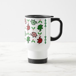 Caneca Térmica Copo Térmico Elefante de Natal