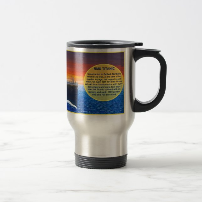 Caneca Térmica Copo titânico do viagem (Direita)