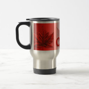 Caneca Térmica Copos da lembrança da folha de bordo de Canadá d