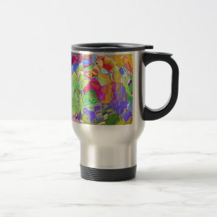 Caneca Térmica Cor Abstrato brilhante